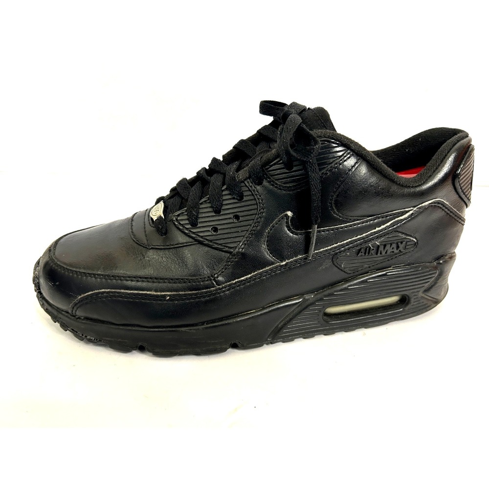 Nike Air Max 90 Triple Black All Leather Men's Size 10US 302519-001